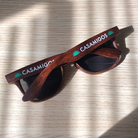 NWT! Casamigos Faux Wood Wayfarer Sunglasses - Picture 4 of 11